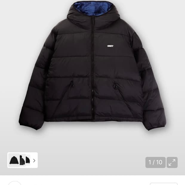 스트라터스 패딩 - 블랙