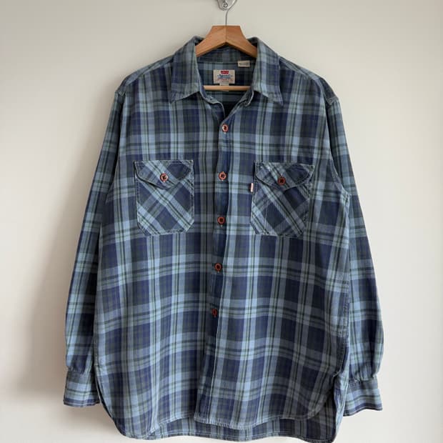 올드 리바이스(Levi's) 체크 워크셔츠