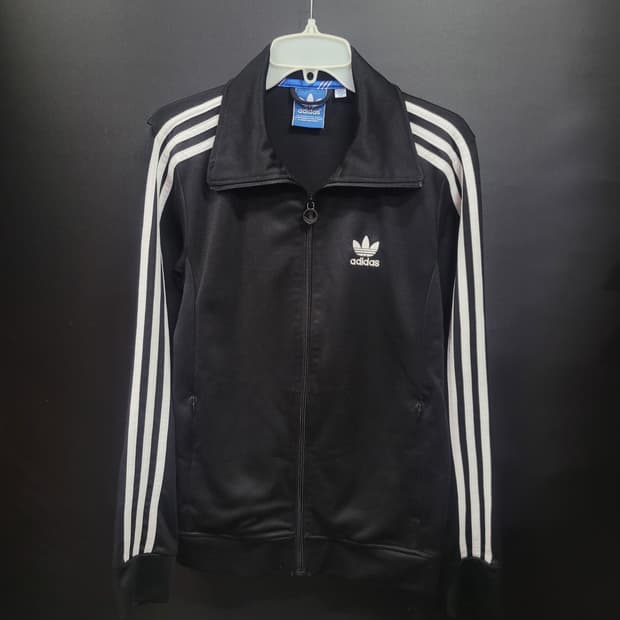 아디다스 불꽃 파이어버드 검흰 유로파 트랙탑 져지 