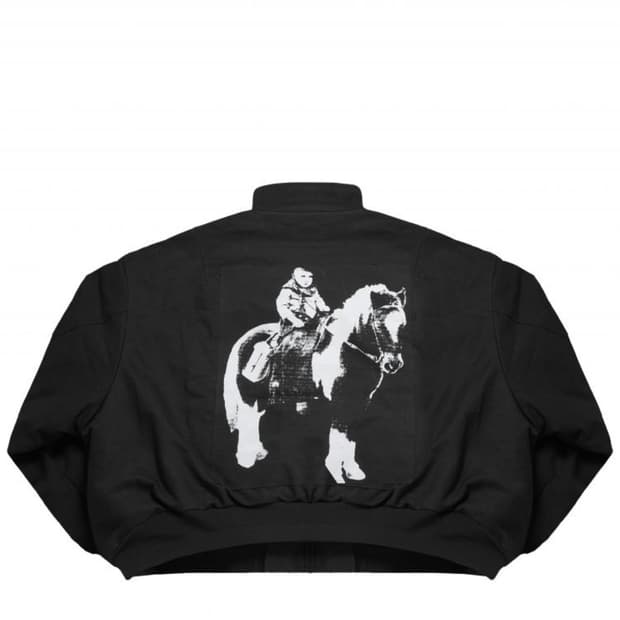 [OS] MJD 카우보이 캔버스 해링턴 자켓 차콜