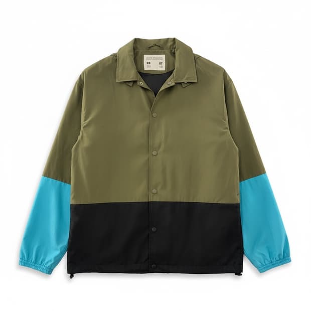 Kim Jones X GU 코치 자켓 L 카키/블랙/블루