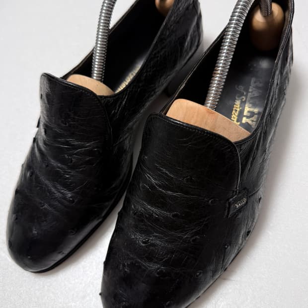 발리 BALLY 오스트리치 가죽 로퍼 / 240~245