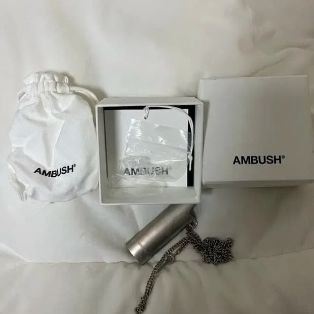 엠부쉬 라이터 케이스 목걸이