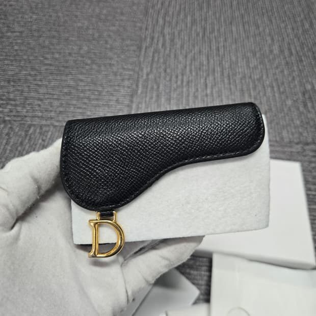 [특가][정품] 디올 래더 새들 카드지갑