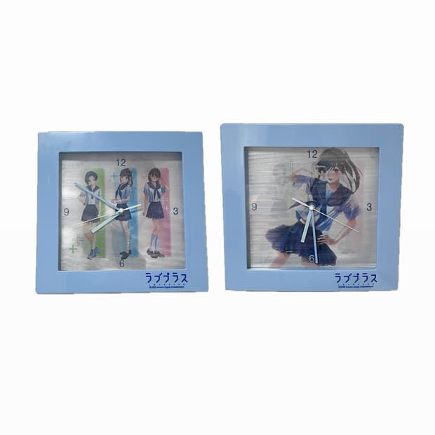 러브플러스 체인징 클럭 고전 시계 벽걸이시계 빈티지시계 고전미소녀피규어