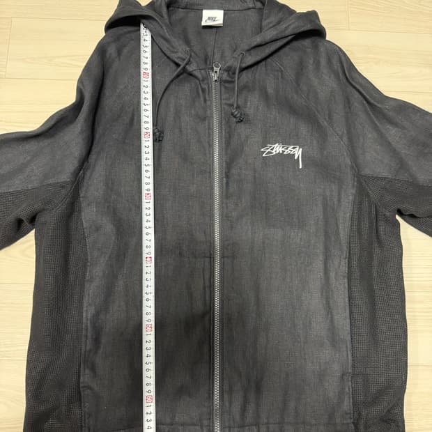 (XL) 나이키 x 스투시 리넨 쉘 자켓 블랙 FZ5752-010