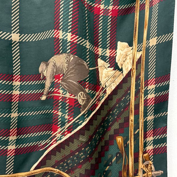 RALPH LAUREN Tartan Check & Ski Scene Sc