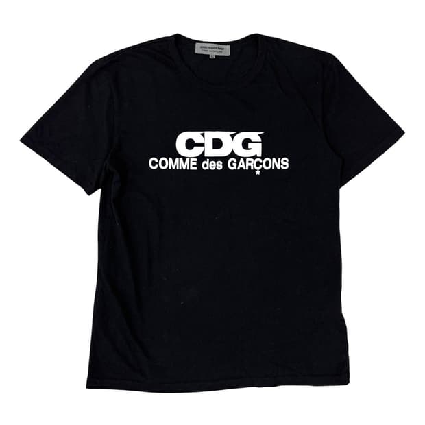 꼼데가르송 CDG 블랙 반찬 티셔츠