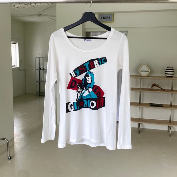 히스테릭글래머 롱슬리브 티셔츠