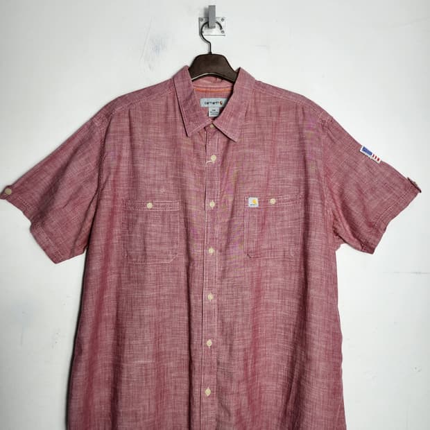 칼하트 반팔 워크셔츠