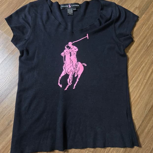 랄프로렌 슬림핏 티셔츠