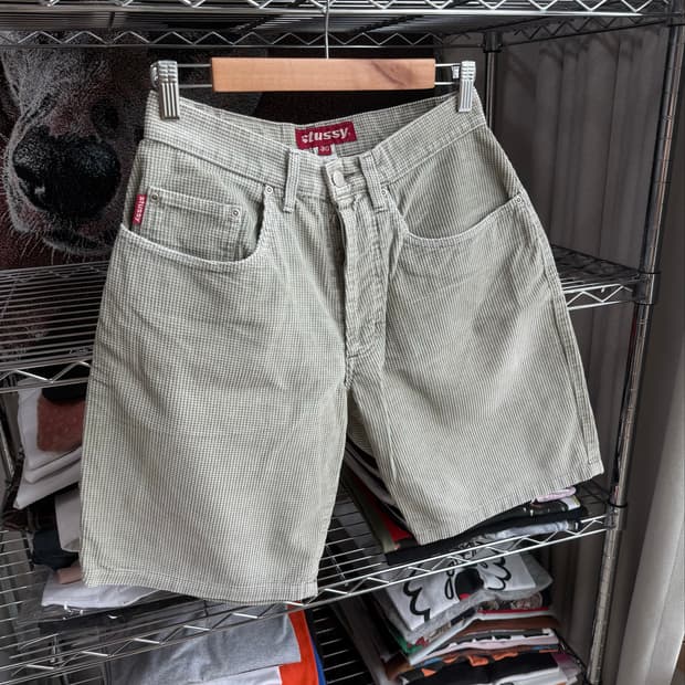 90s 올드 스투시 쇼트 팬츠