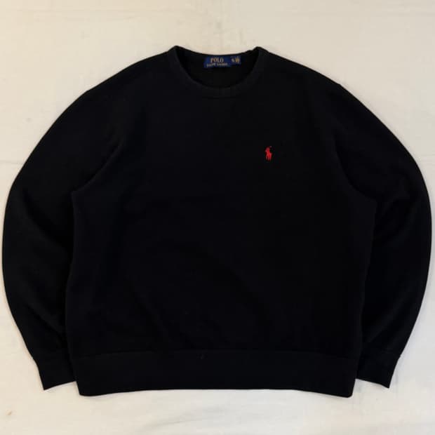 폴로 랄프로렌 맨투맨 스웻셔츠 블랙