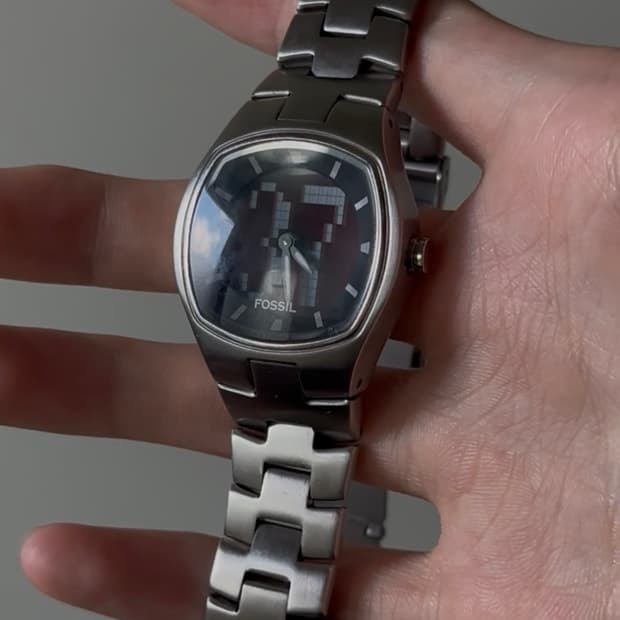 Fossil bigtic 파슬 빅틱 00s 빈티지 시계