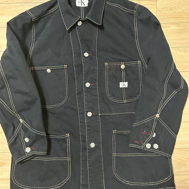 90s 켈빈클라인 초어코트 made in usa