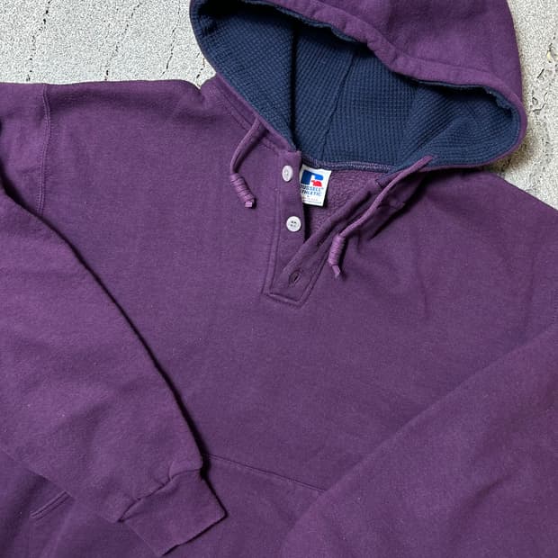 USA 90년대 추정 러셀 애슬레틱 버튼 후드 판매