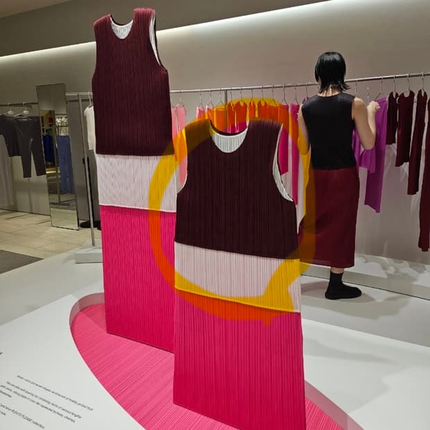 플리츠플리즈 쥬시시리즈 화이트 민소매 탑 + 연핑크 민소매 크롭탑