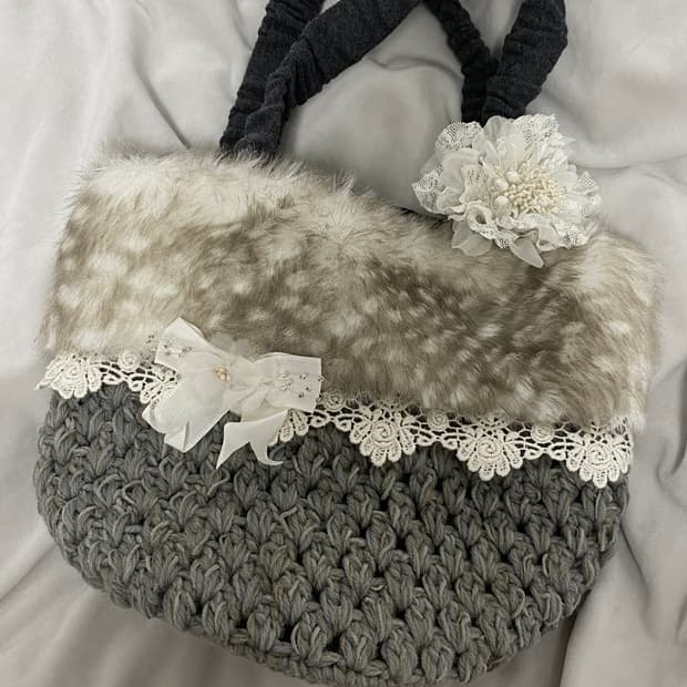 밤비 퍼가방 러블리라떼갸루모리앤틱