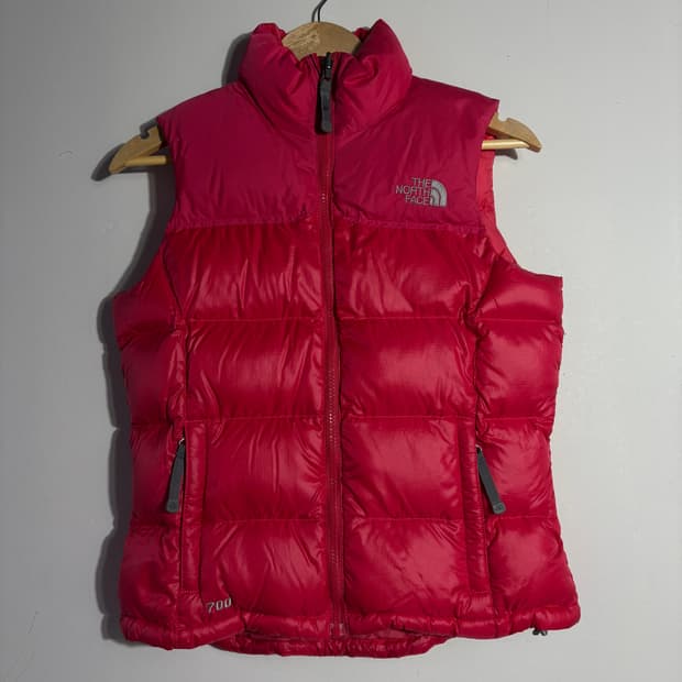 노스페이스 빈티지 레드 700 패딩 베스트 (무료배송)