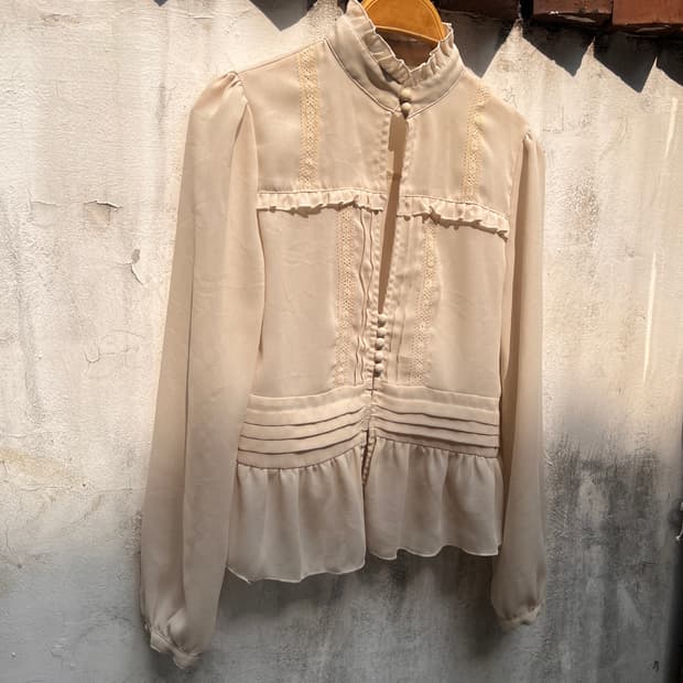 axes femme 빈티지 블라우스