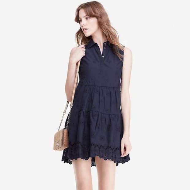 다이앤본퍼스텐버그(DVF) 아일렛 원피스 44