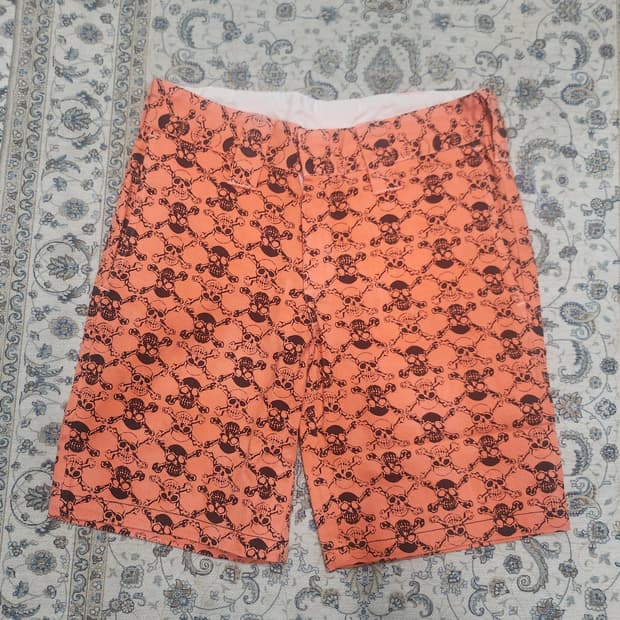 jpn 스컬 패턴 반바지 S (28-29)
