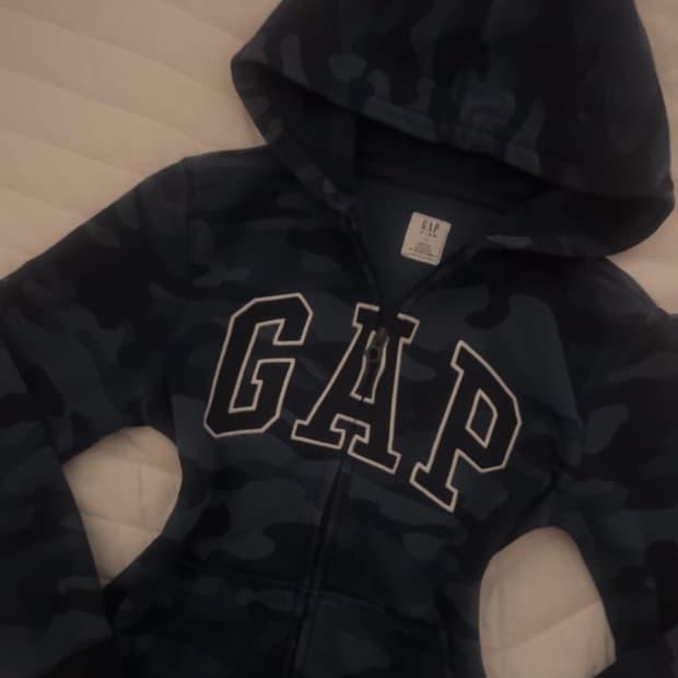 갭 카포 딱붙핏 후드집업