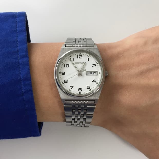 90s seiko arabic day-date quartz