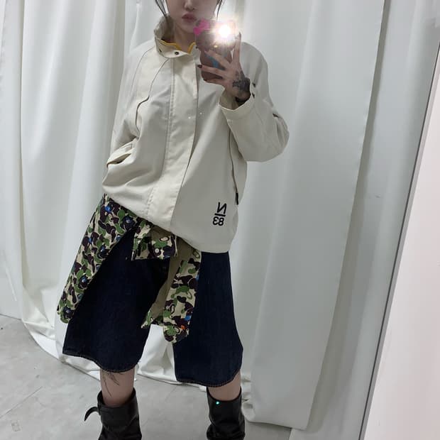 Nautica 화이트 바람막이