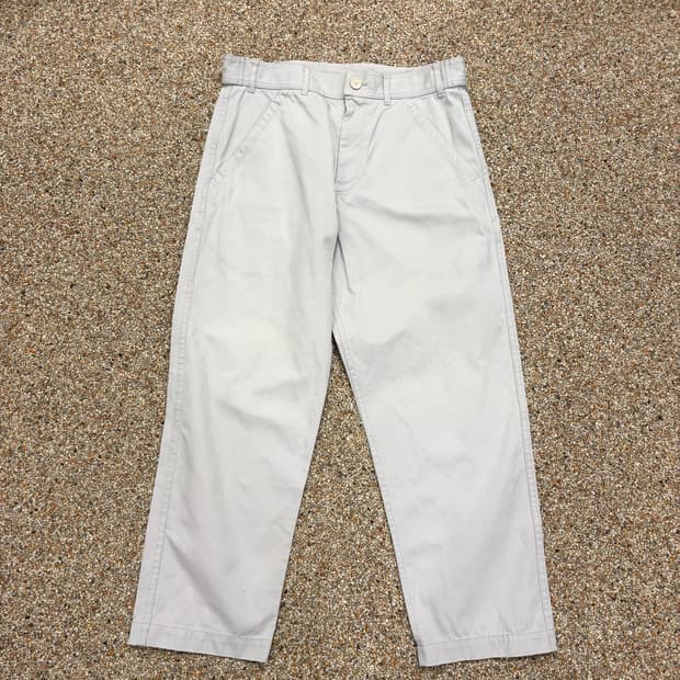 꼼데가르송 레더 백포켓 팬츠