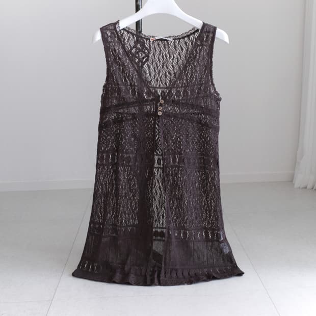 knit vest sleeveless 