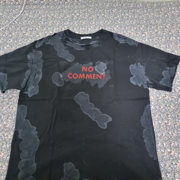 노쿨러스 노코멘트 반팔티 블랙