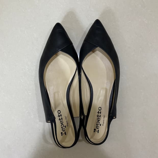 레페토 repetto cuir veritable black