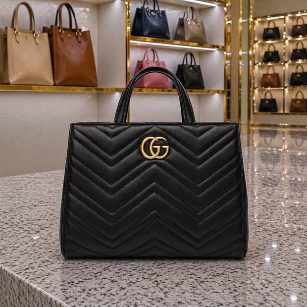 [A급] 구찌 GG 마몽 마틀라세 토트백 스몰 판매합니다!!!