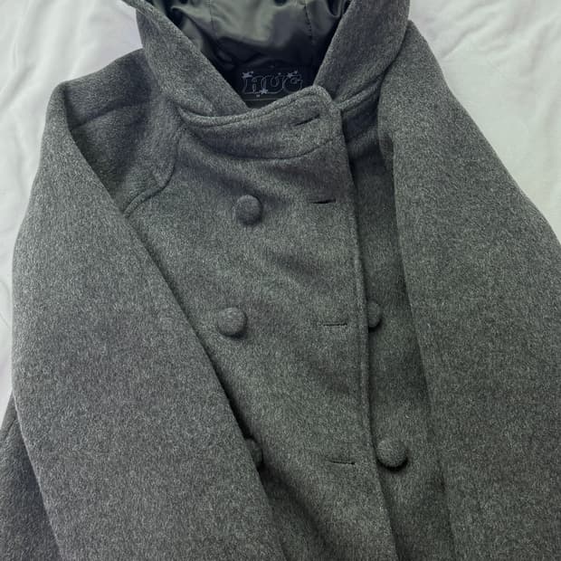 허그유어스킨 하프코트 차콜