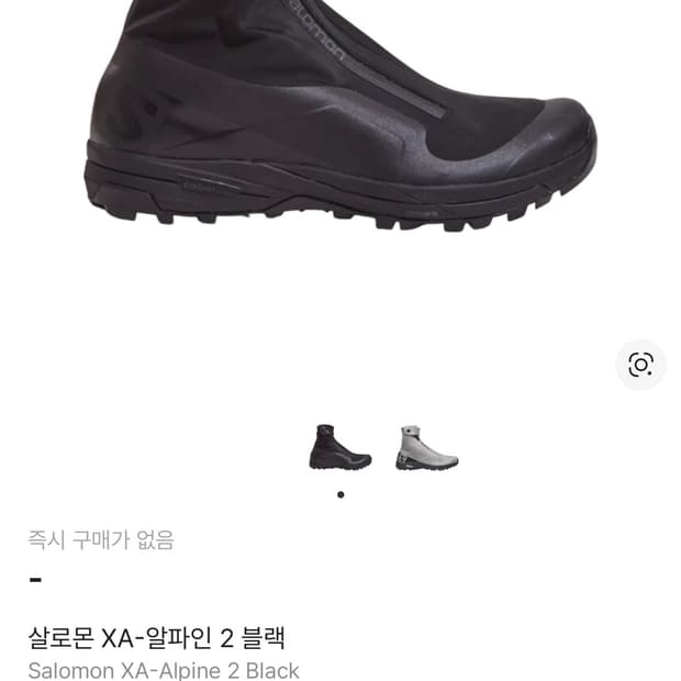 살로몬 xa-알파인 2 블랙 290