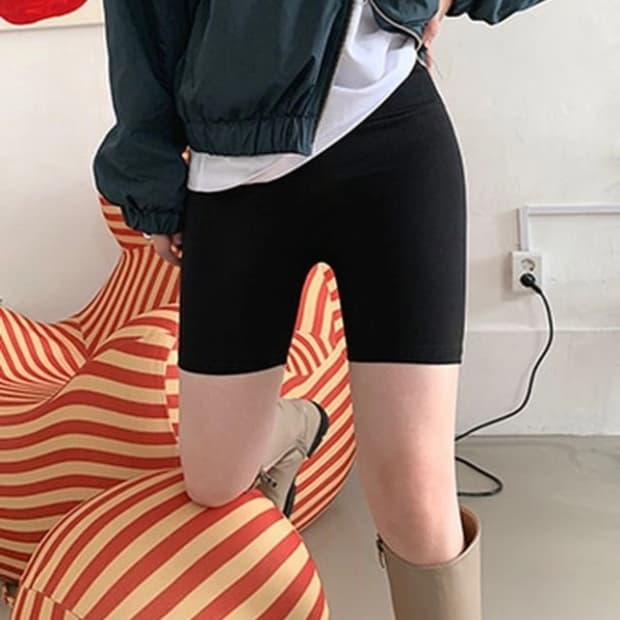 바이크 쇼츠 4부 레깅스팬츠