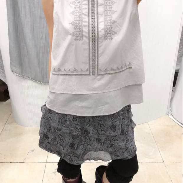Ivory Embroidered Blouse