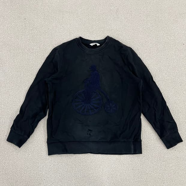 100 빈폴 부클 빅바이크 맨투맨 0122M1