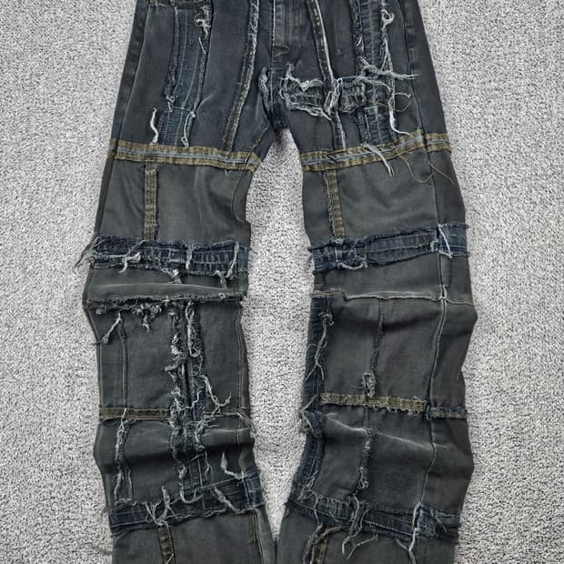 리바이스 리메이크 패치워크 커스텀 데님 팬츠 ( 30" ) / 10352