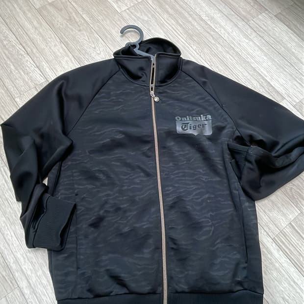 오니트카 타이거 패턴 트랙 자켓