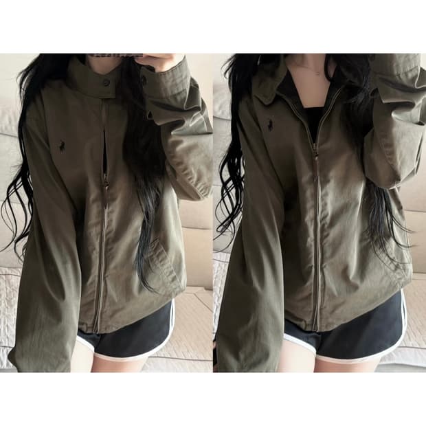 폴로 랄프로렌 바라쿠다 카키 자켓 (QR)