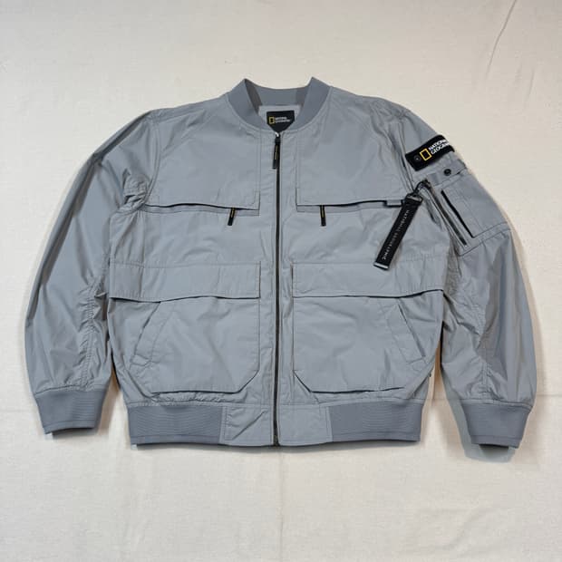 XL) 내셔널지오그래픽 와펜 유틸리티 바람막이 자켓