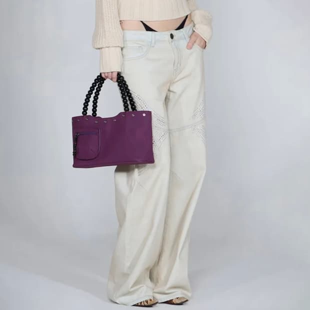 스컬프터 우드 비즈 백