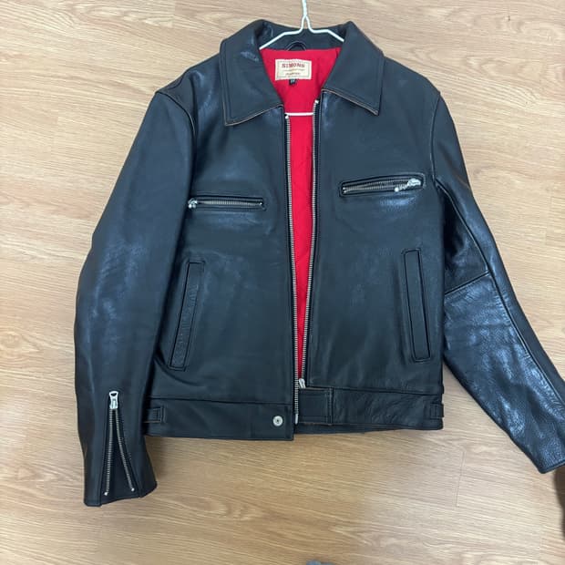 차심 레더 자켓