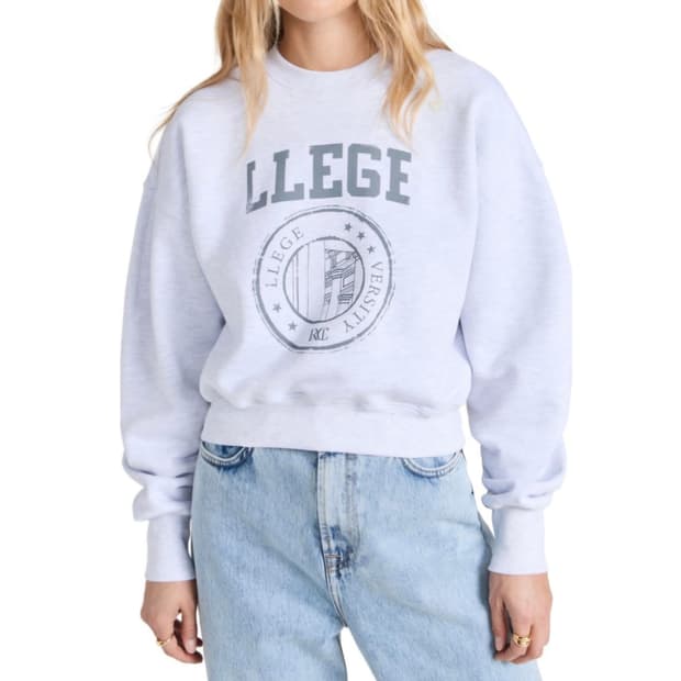 렉토 크롭 맨투맨