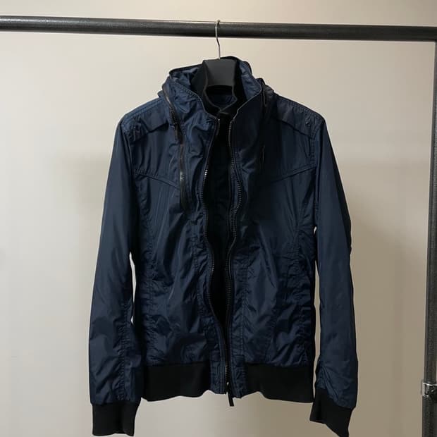 (105) tbj 네이비 락시크 블루종 바람막이 자켓