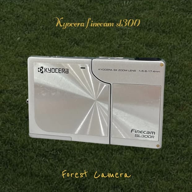 (셀카/희귀) 교세라 finecam sl300r 디지털카메라