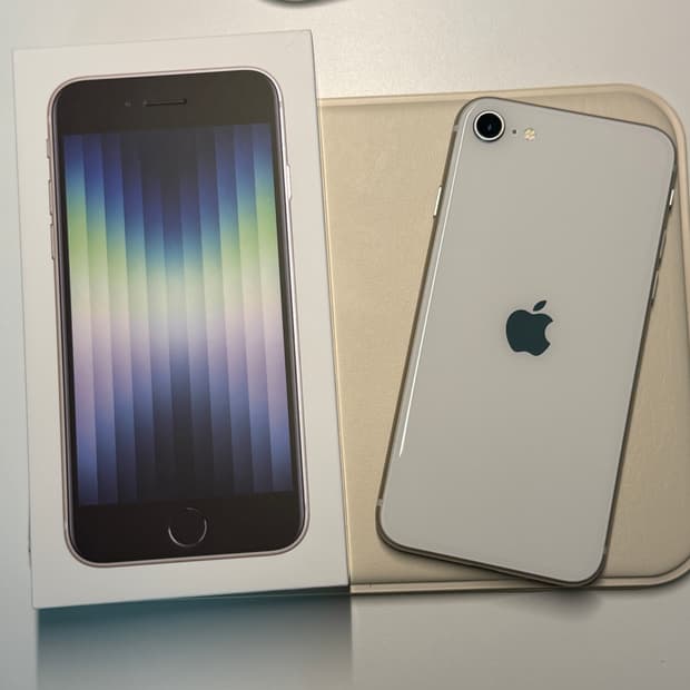 아이폰 SE3 128GB 풀박스 (새것같은상태)