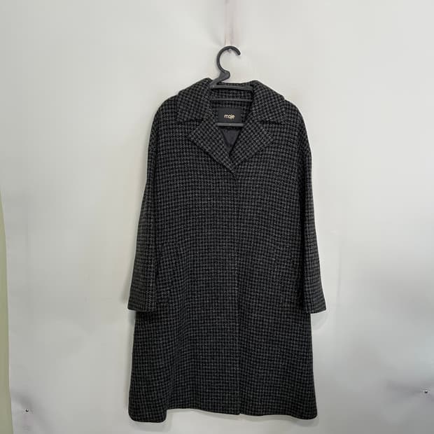 마쥬 여성 하운드투스 체크 코트 95 